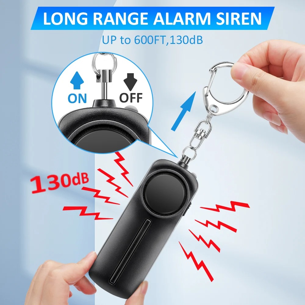 Self Defense Alarm 130dB Ultra – Personal Alarm Keychain recenzja i cena