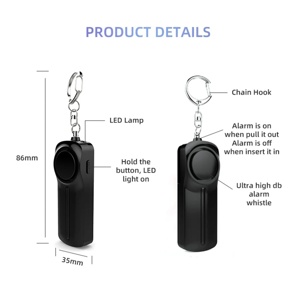 Self Defense Alarm 130dB Ultra – Personal Alarm Keychain recenzja i cena