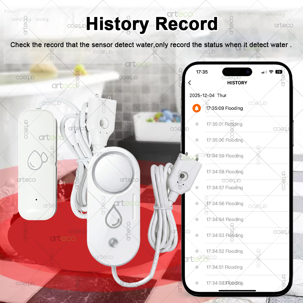 Zigbee Water Leakage Sensor Fl – Water Alarm Sensor recenzja i cena