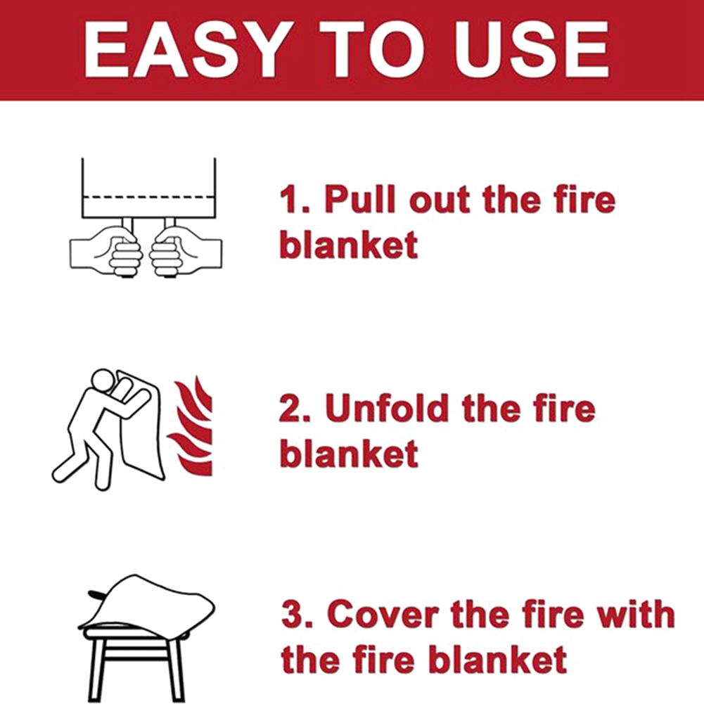 AED2-Emergency Fire Blanket, F – Fire Blanket Kitchen recenzja i cena