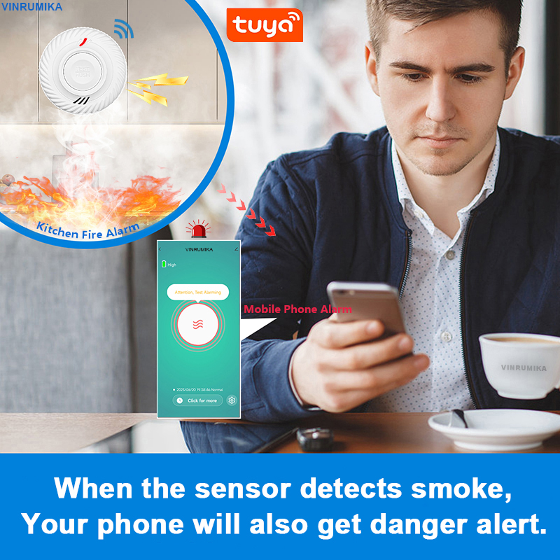 WiFi Tuya Smart Smoke Detector – Smoke Detector Interconnected recenzja i cena