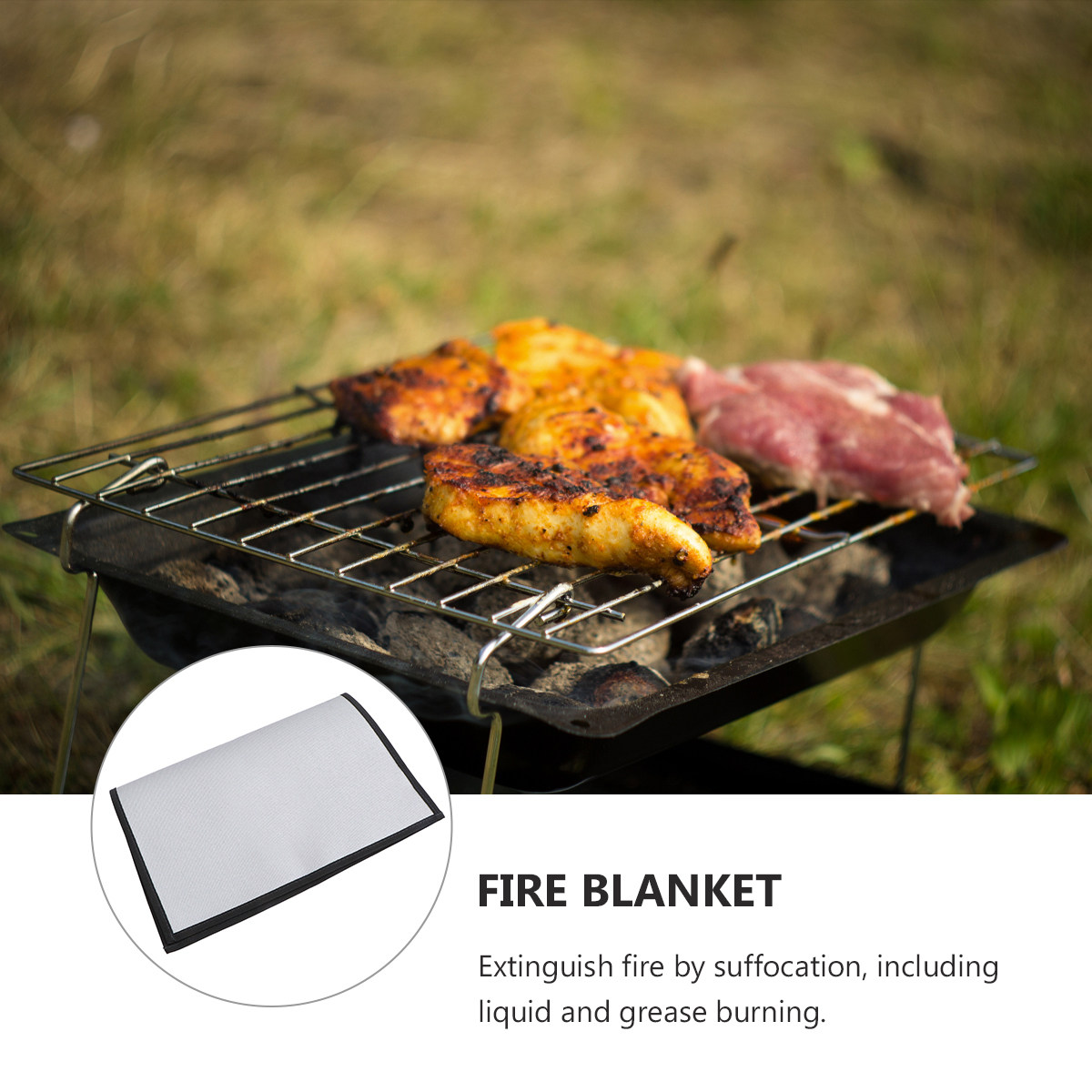 Fire Resistance Blanket Silver – Fire Blanket Kitchen recenzja i cena