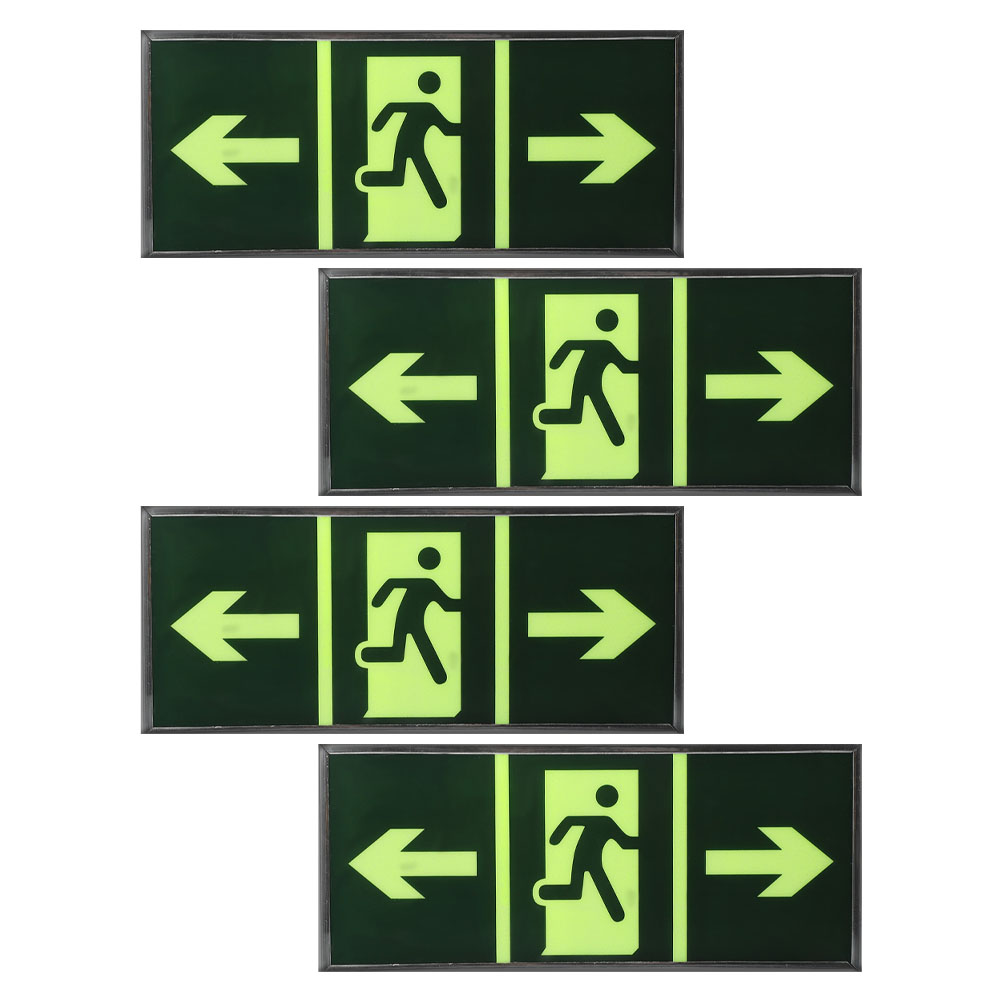 4Pcs Safety Exit Sign Stickers – Emergency Exit Sign recenzja i cena