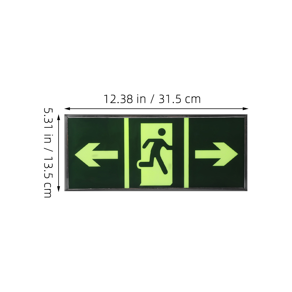 4Pcs Safety Exit Sign Stickers – Emergency Exit Sign recenzja i cena