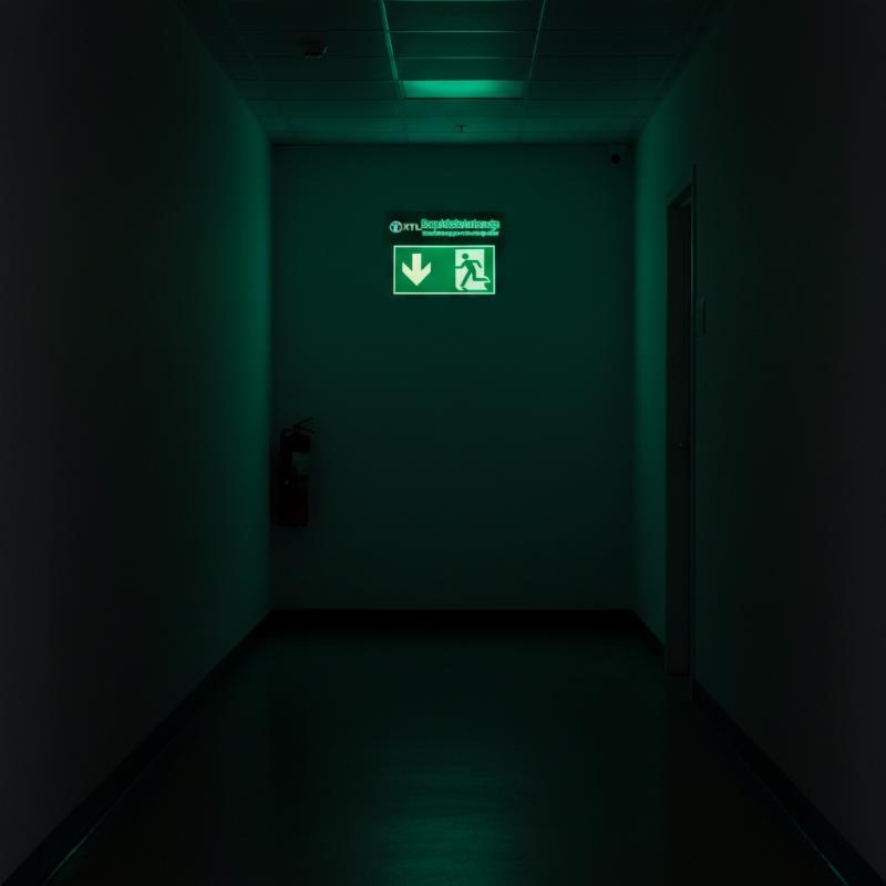 1 Sheet Glow-In-The-Dark Safet – Emergency Exit Sign recenzja i cena
