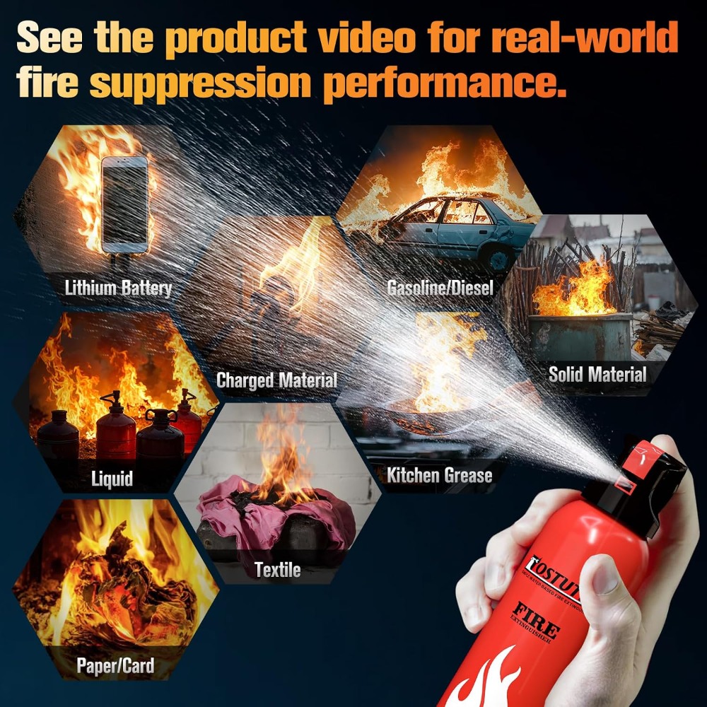 8-IN-1 Fire Extinguisher for H – Fire Extinguisher Small recenzja i cena