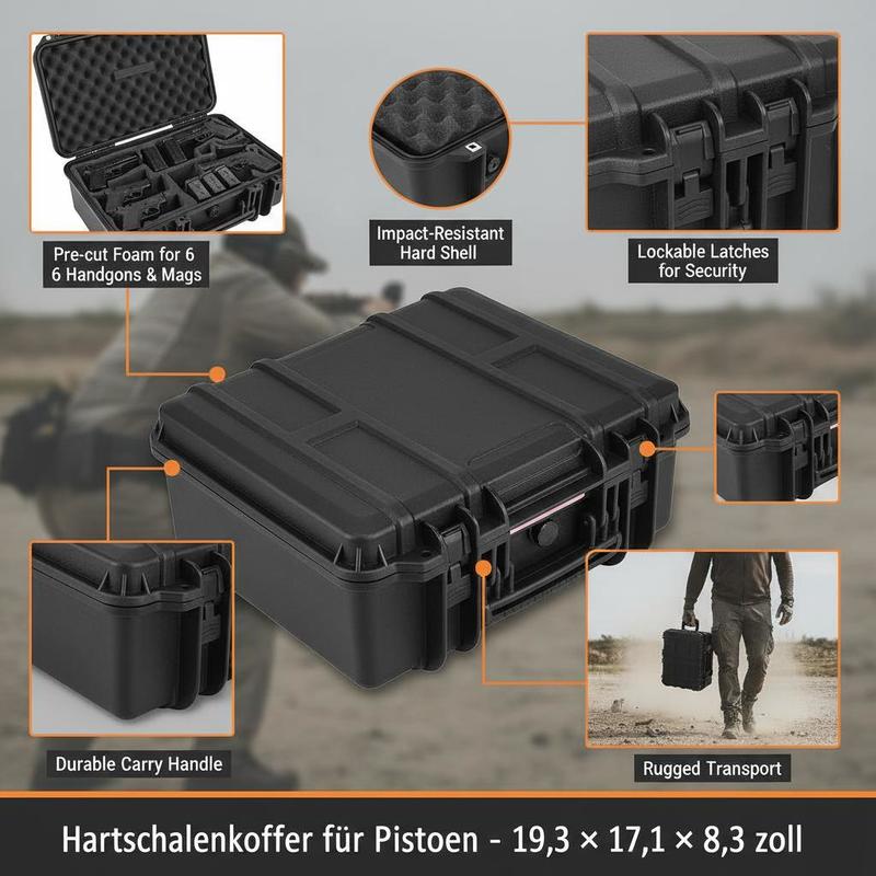 Gun Storage Box 15 x 12 x 10 I – Lockbox Key Secure recenzja i cena