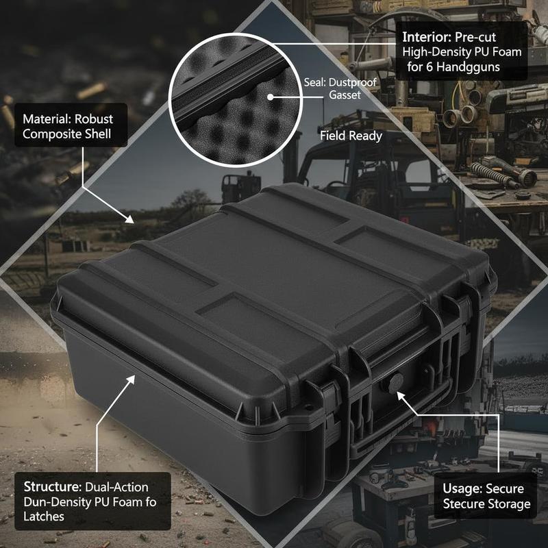 Gun Storage Box 15 x 12 x 10 I – Lockbox Key Secure recenzja i cena