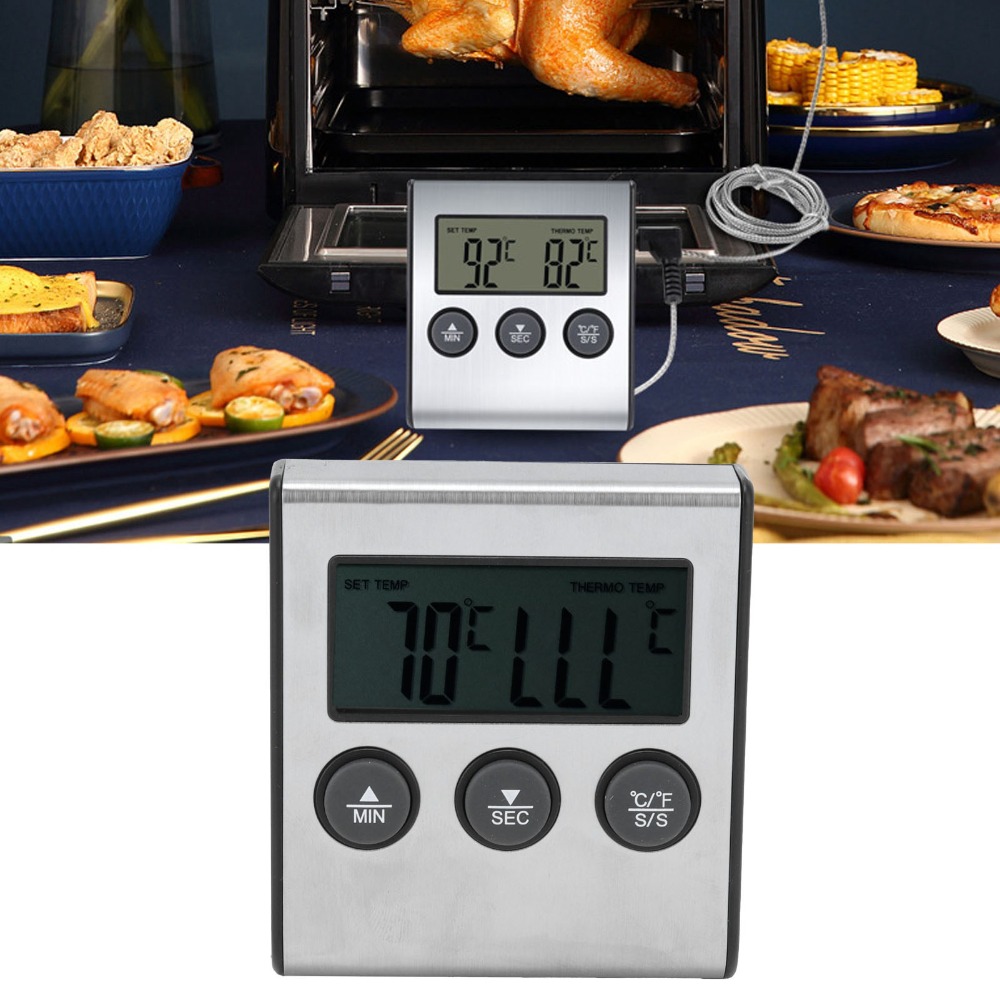 Silver Digital BBQ Meat Thermo – Pool Alarm Float recenzja i cena