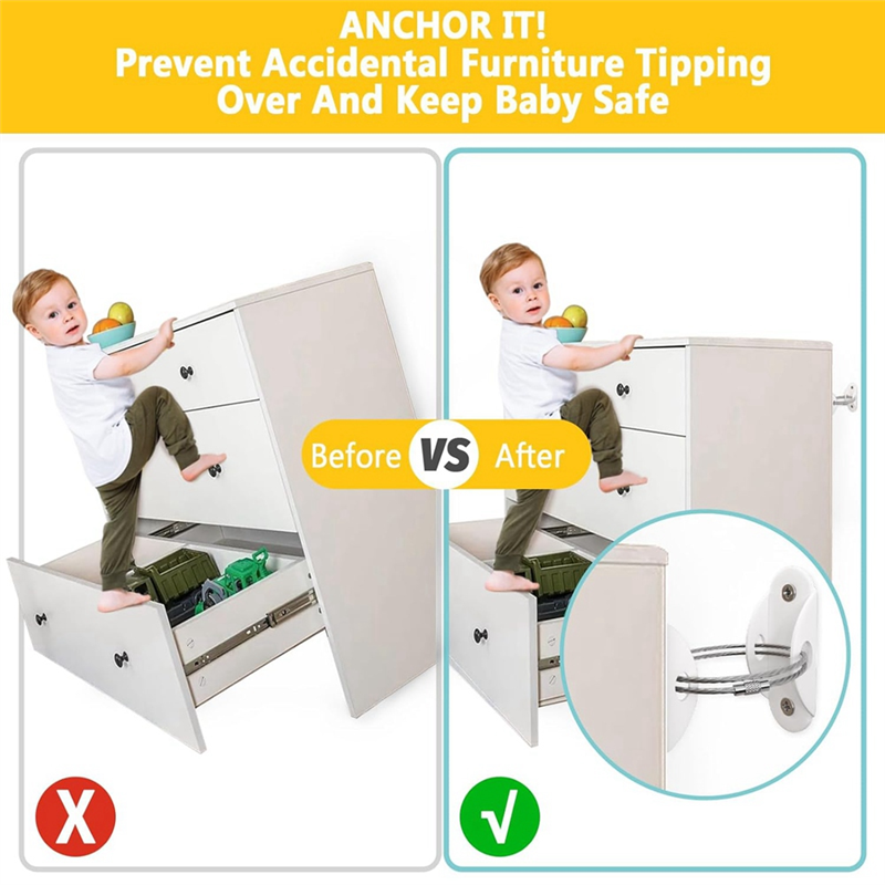 Furniture Anchors For Baby Pro – Earthquake Anchor Strap recenzja i cena